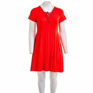 TORRID Lace-up Jersey Skater 1X